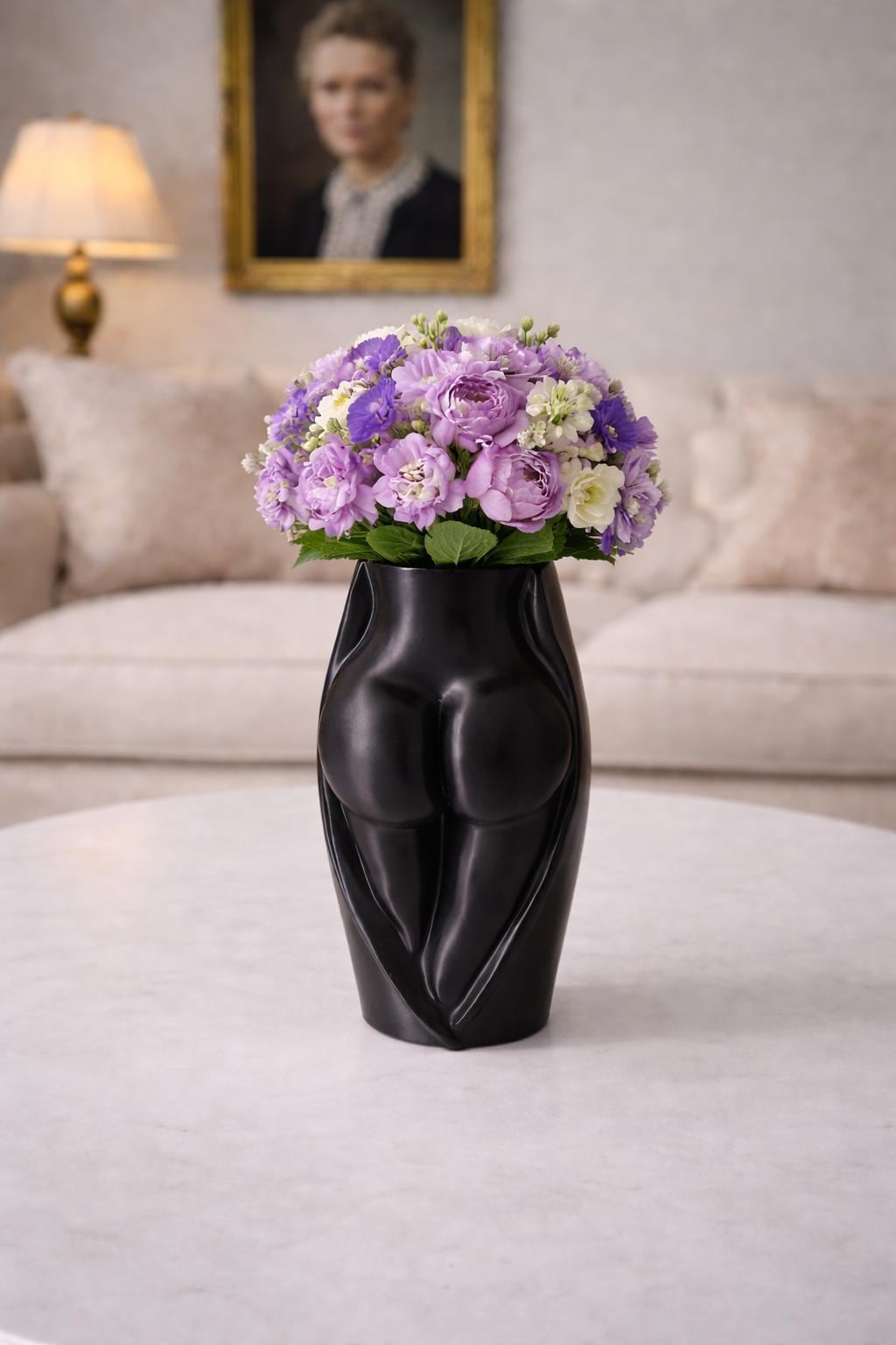 Modern Butt Vase | Curvy Body Sculpture | Minimalist Decor