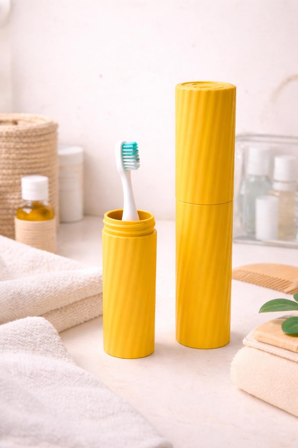 Travel Toothbrush Holder | Portable Toothbrush Case | Bathroom Storage