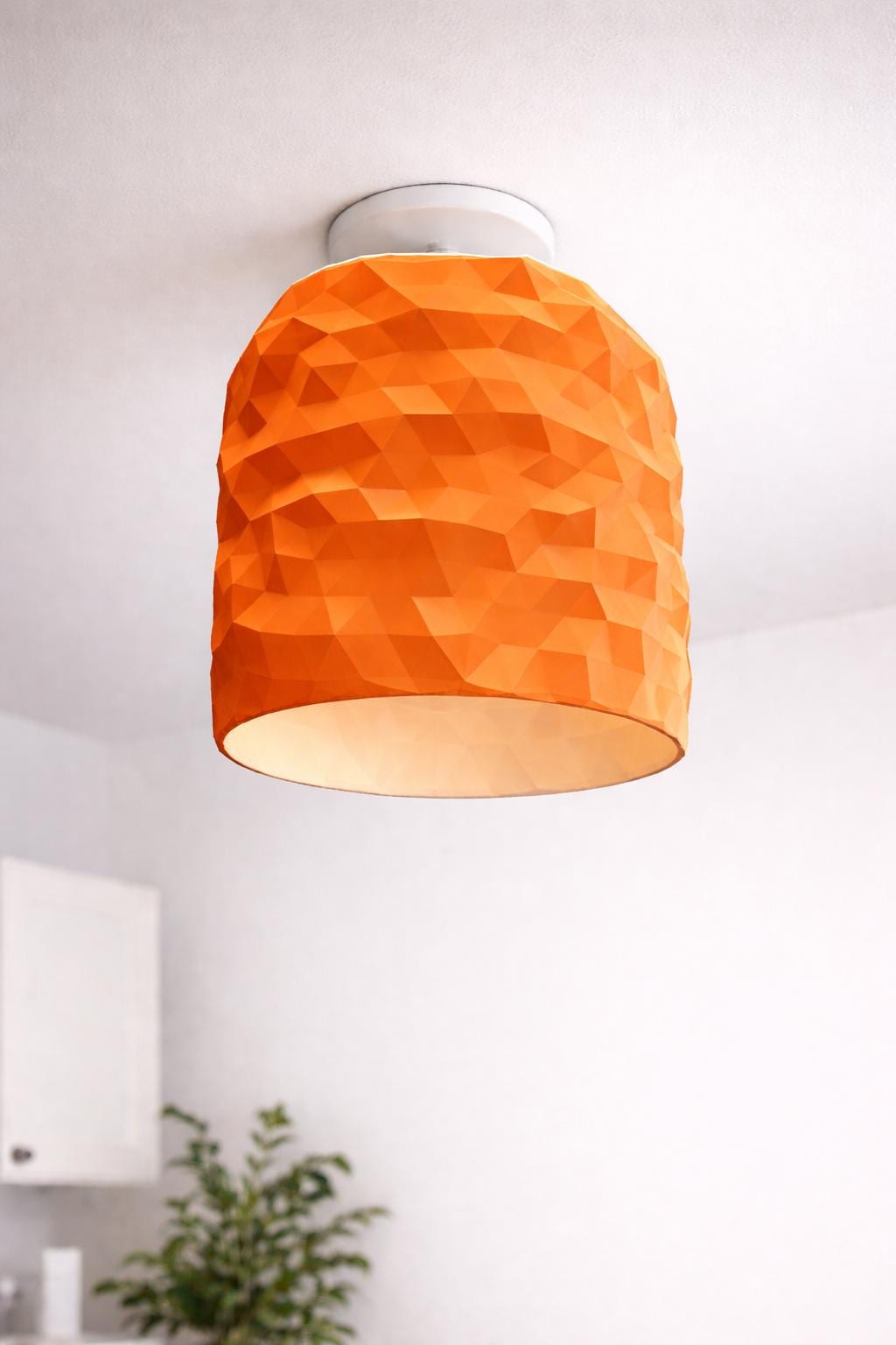 Geometric Lampshade | Modern Pendant Light Shade | Minimalist Ceiling Decor