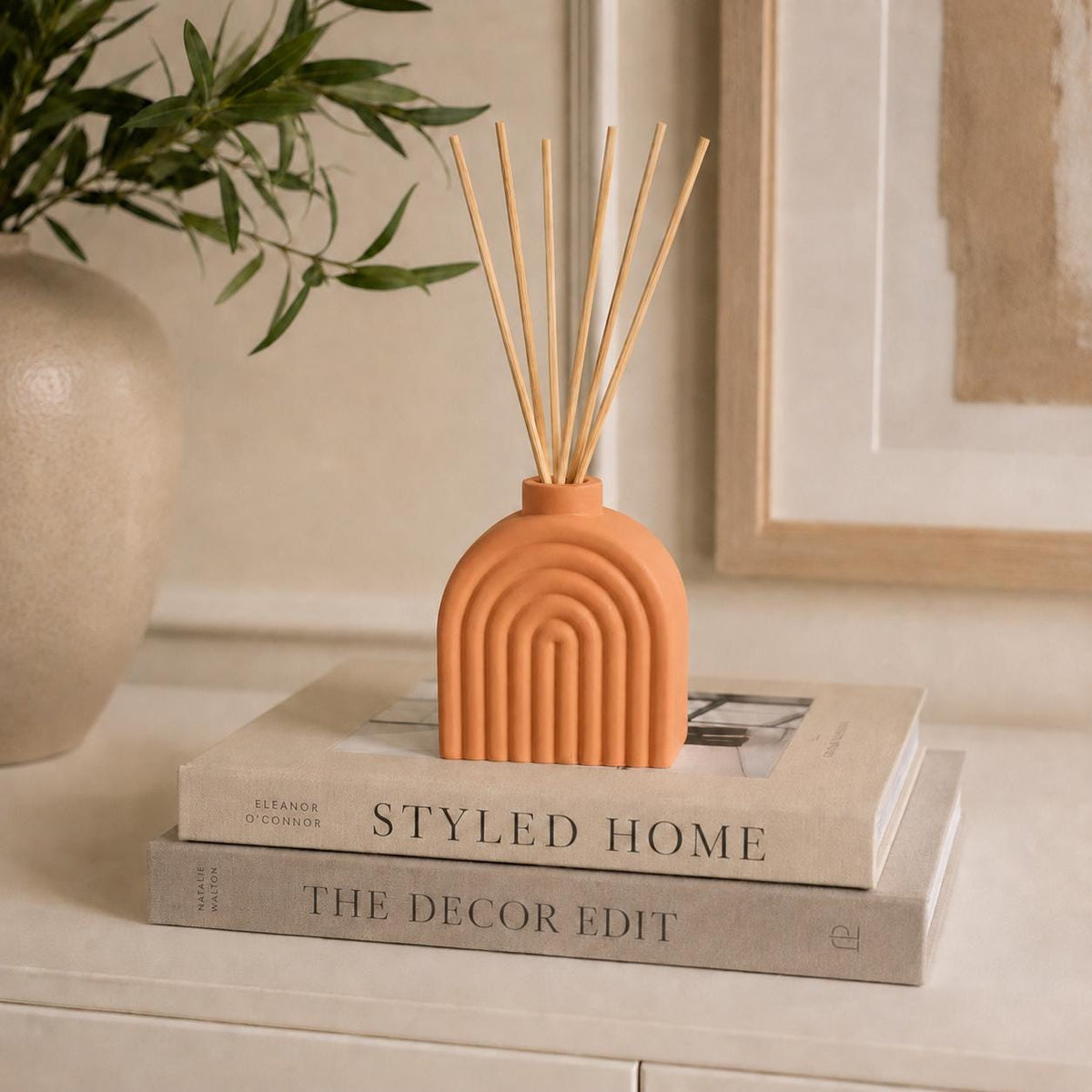 Reed Diffuser Holder | Modern Aromatherapy | Neutral Home Decor | Modern Room Fragrance
