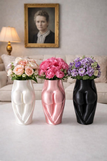 Modern Butt Vase | Curvy Body Sculpture | Minimalist Decor