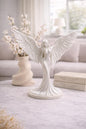 Angel Wings Sculpture | Modern Angel Statue Decor | Minimalist Home Decor Accent | Memorial Gift Idea