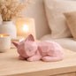 Sleeping Cat Decor Set: Modern Low Poly Cat Figurine | Cat Lover Gift | Mother’s Day, Housewarming & Women’s Day Present