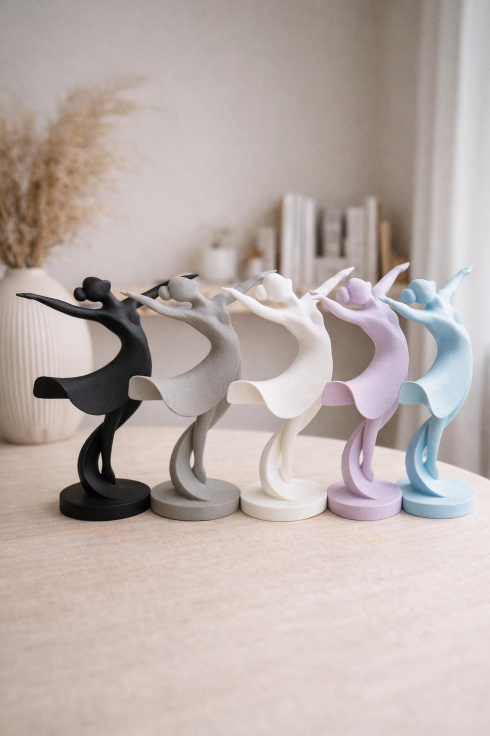 Modern Ballerina Sculpture | Elegant Ballet Dancer Statue | Minimalist Home Decor | Scandinavian Shelf Accent | Gift