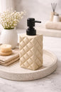 Soap Dispenser | Modern Bathroom & Kitchen Decor | Refillable Lotion Pump | Neutral Home Accessory