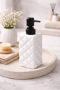 Soap Dispenser | Modern Bathroom & Kitchen Decor | Refillable Lotion Pump | Neutral Home Accessory