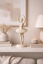 Minimalist Ballerina Sculpture | Elegant Ballet Dancer Decor