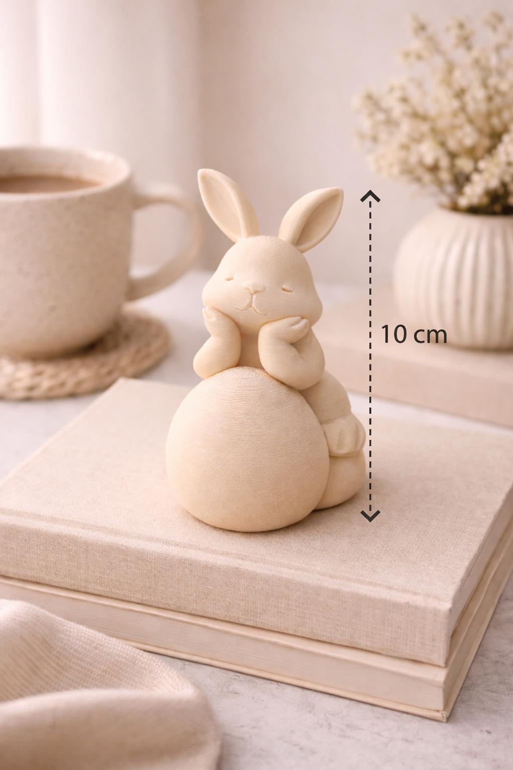 Easter Bunny Figurine | Rabbit Decor | Spring Home Decoration | Minimalist Bunny Ornament | Easter Gift Idea