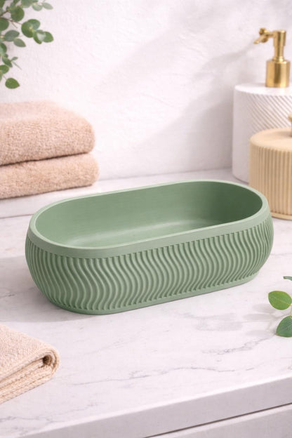 Bathroom Tray Organizer – Sink Countertop Storage | Modern Bathroom Decor | Minimalist Bathroom Accessory