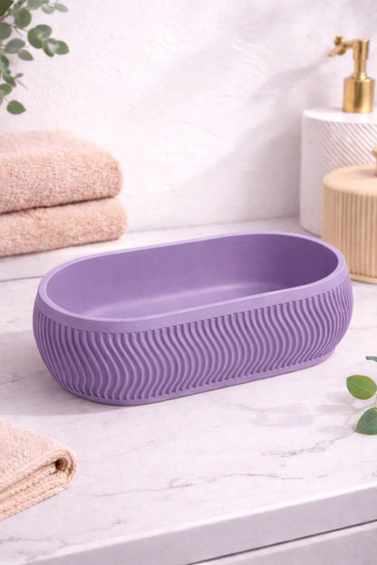 Bathroom Tray Organizer – Sink Countertop Storage | Modern Bathroom Decor | Minimalist Bathroom Accessory