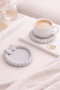 Coaster Set with Bow | Decorative Coffee Coasters | Elegant Drink Coaster Set | Housewarming Gift Decor