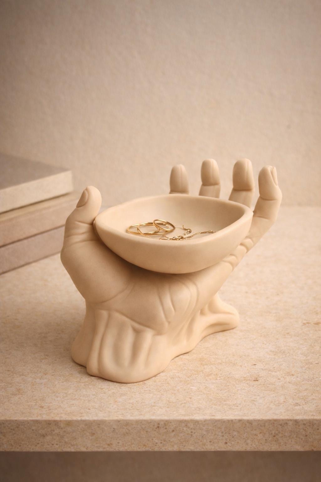 Hand Sculpture Bowl | Modern Decorative Hand Tray | Entryway Key Holder | Artistic Coffee Table Decor | Unique Gift for Her and Him
