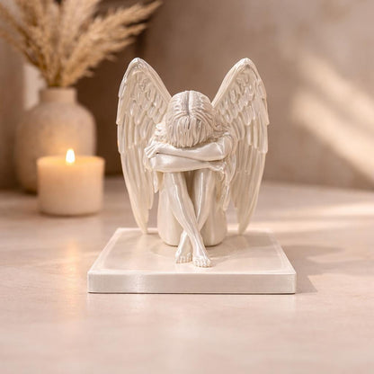 Angel Statue Memorial Gift | Guardian Angel Figurine | Sympathy Gift for Loss | Remembrance Angel Decor | Angel Sculpture Home Decor