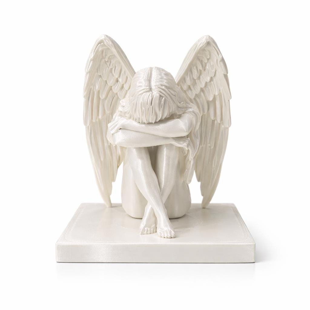 Angel Statue Memorial Gift | Guardian Angel Figurine | Sympathy Gift for Loss | Remembrance Angel Decor | Angel Sculpture Home Decor