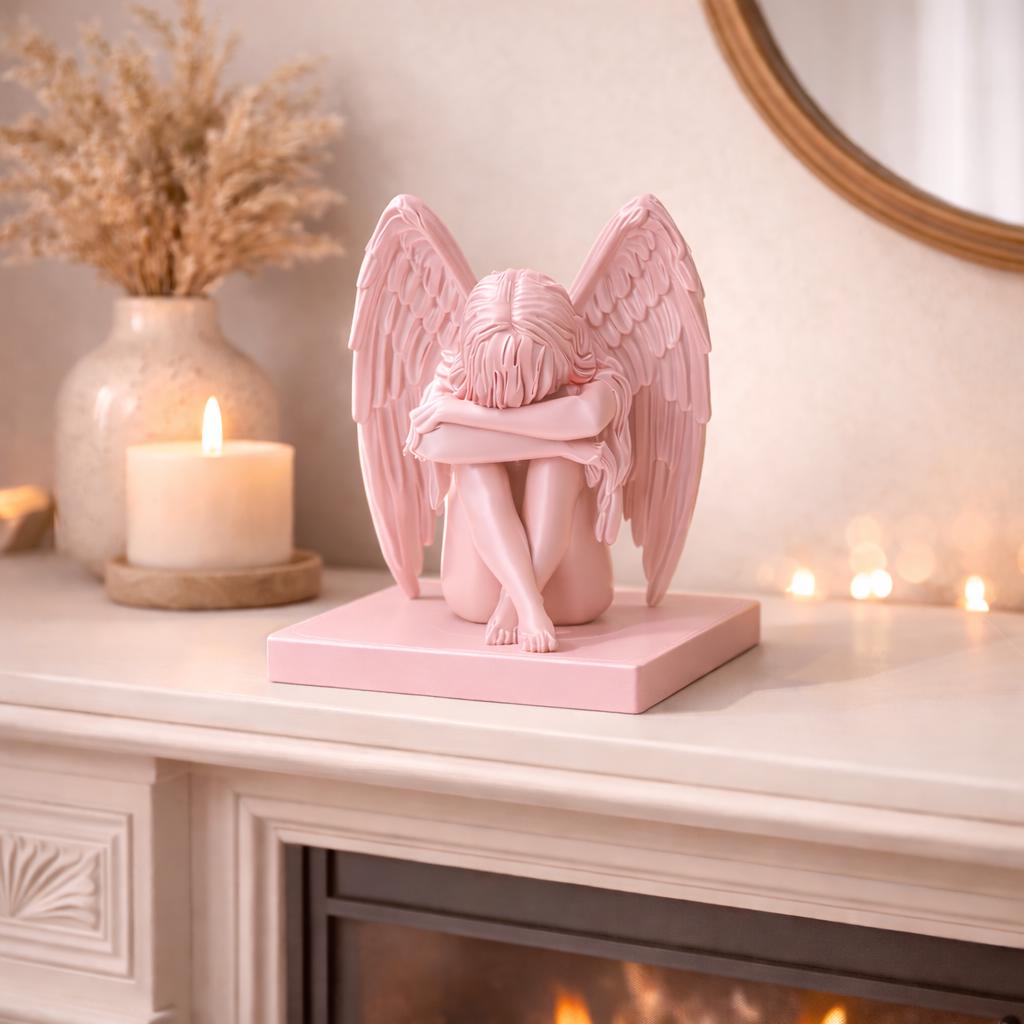 Angel Statue Memorial Gift | Guardian Angel Figurine | Sympathy Gift for Loss | Remembrance Angel Decor | Angel Sculpture Home Decor