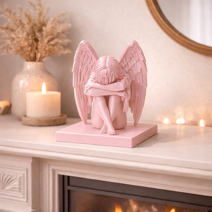 Angel Statue Memorial Gift | Guardian Angel Figurine | Sympathy Gift for Loss | Remembrance Angel Decor | Angel Sculpture Home Decor