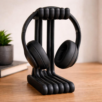 Gaming Headphone Stand – Modern Headset Holder | Desk Setup Organizer | Minimalist Gift for PC Desk