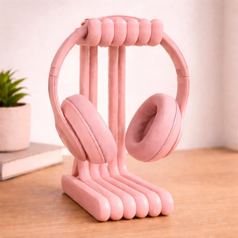 Gaming Headphone Stand – Modern Headset Holder | Desk Setup Organizer | Minimalist Gift for PC Desk