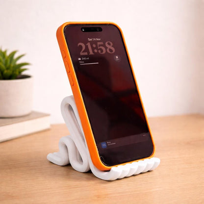 Modern Phone Stand | Desk Phone Holder | Minimalistic iPhone Stand | Smartphone Holder for Nightstand, Office or Bedside