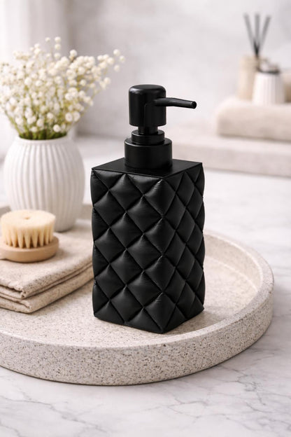 Soap Dispenser | Modern Bathroom & Kitchen Decor | Refillable Lotion Pump | Neutral Home Accessory