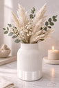Minimalist Ribbed Vase | Modern Flower Vase | Home & Shelf Decor | Neutral Vase | Housewarming Gift and Gift for her
