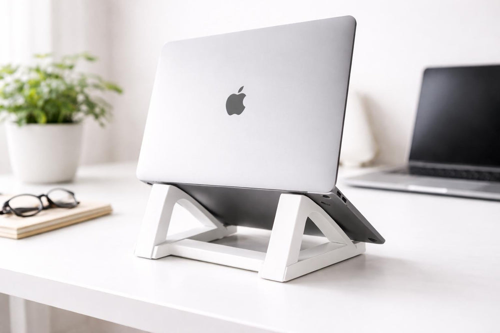 Laptop Stand for Desk | Minimalist Laptop Holder | Modern Home Office Accessory