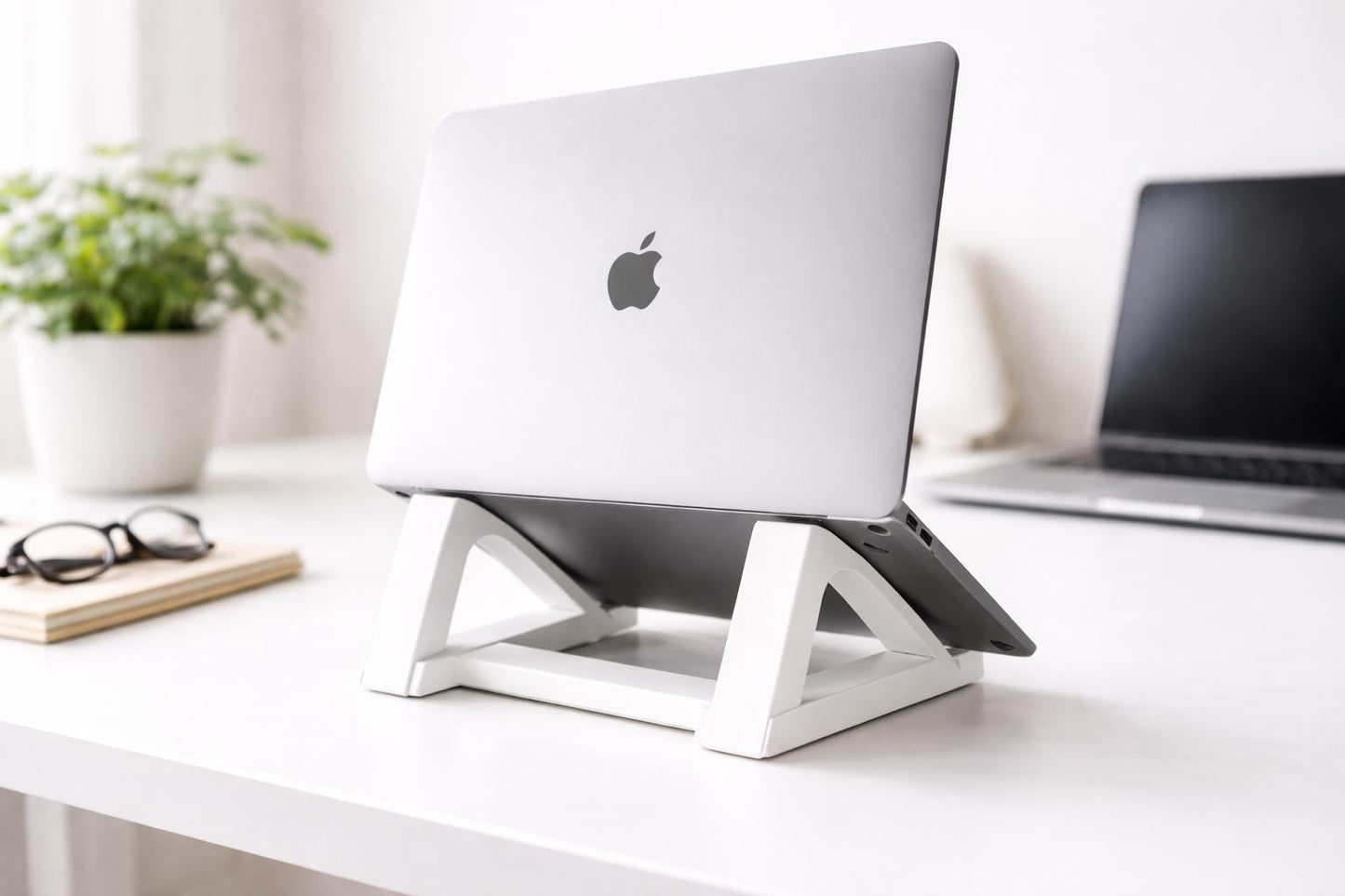 Laptop Stand for Desk | Minimalist Laptop Holder | Modern Home Office Accessory