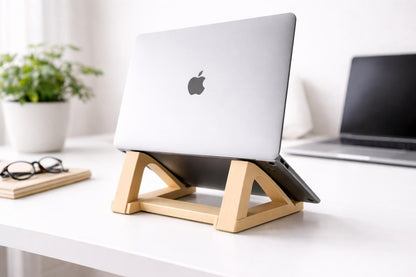 Laptop Stand for Desk | Minimalist Laptop Holder | Modern Home Office Accessory