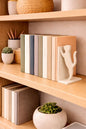 Cat Bookend | Minimalist Book Holder | Modern Shelf Decor | Desk Book Support