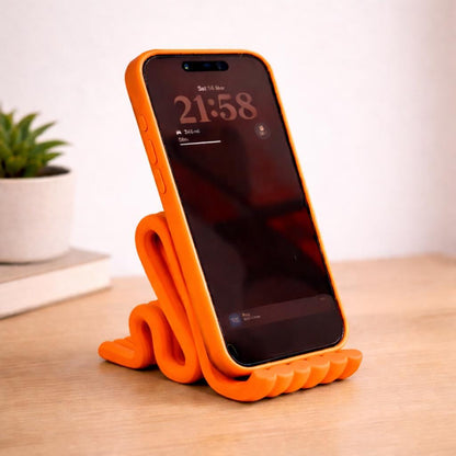 Modern Phone Stand | Desk Phone Holder | Minimalistic iPhone Stand | Smartphone Holder for Nightstand, Office or Bedside