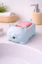 Cat Soap Holder | Minimalist Draining Dish | Cat Lover Bathroom Accessory | New Home Gift