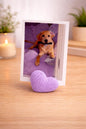 Heart Photo Holder | Picture Stand for Desk | Wedding and Couple Gift | Modern Display for Home Decor