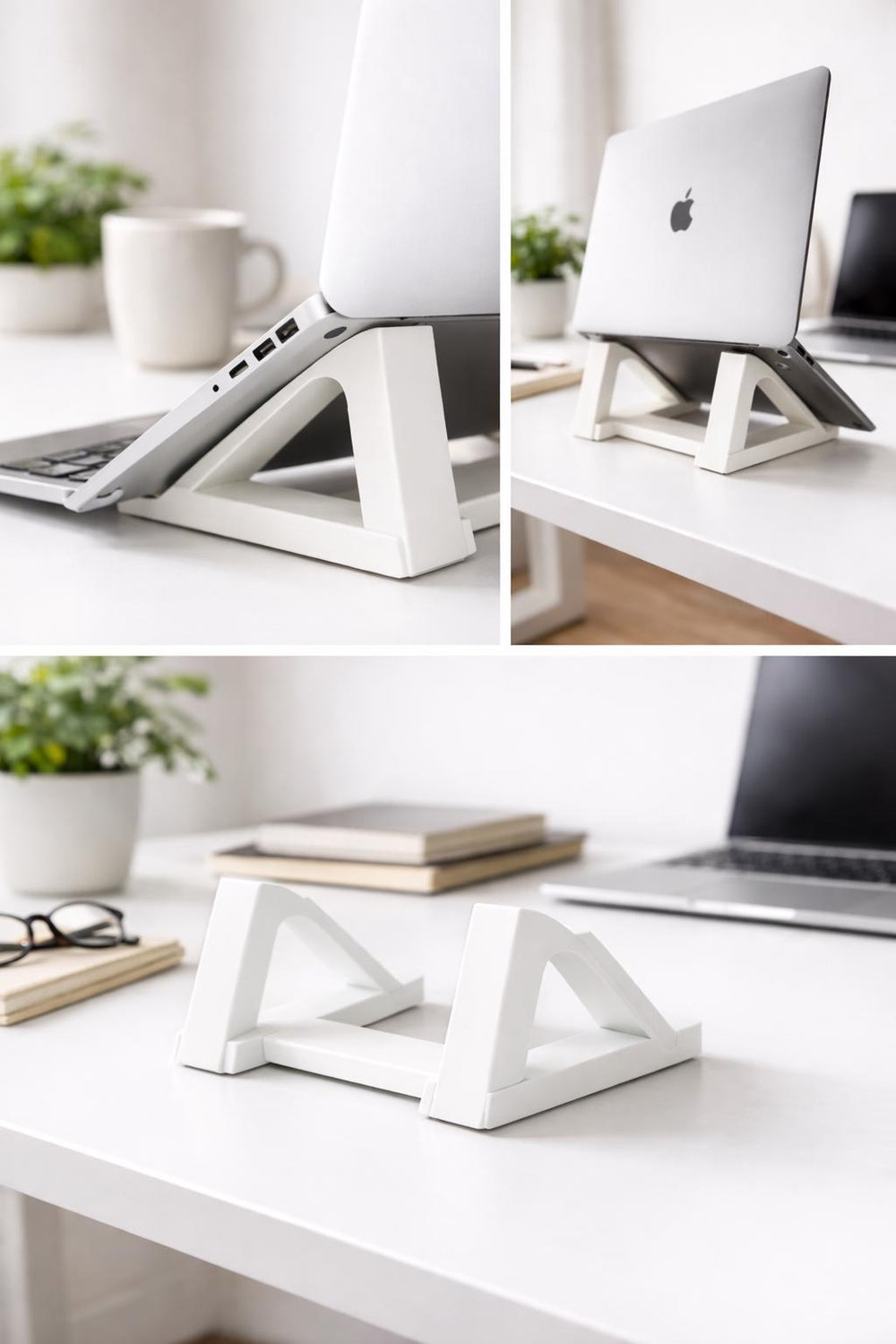 Laptop Stand for Desk | Minimalist Laptop Holder | Modern Home Office Accessory