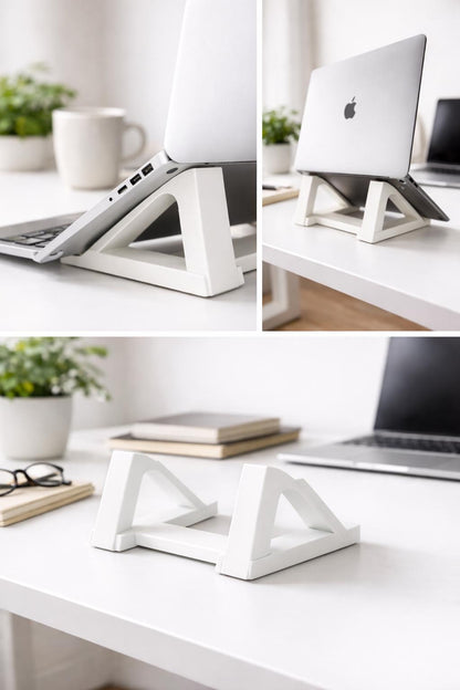 Laptop Stand for Desk | Minimalist Laptop Holder | Modern Home Office Accessory