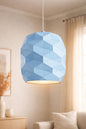 Modern Lampshade | Geometric Light Shade | Minimalist Pendant Shade | Faceted Ceiling Lamp Shade | Contemporary Home Decor