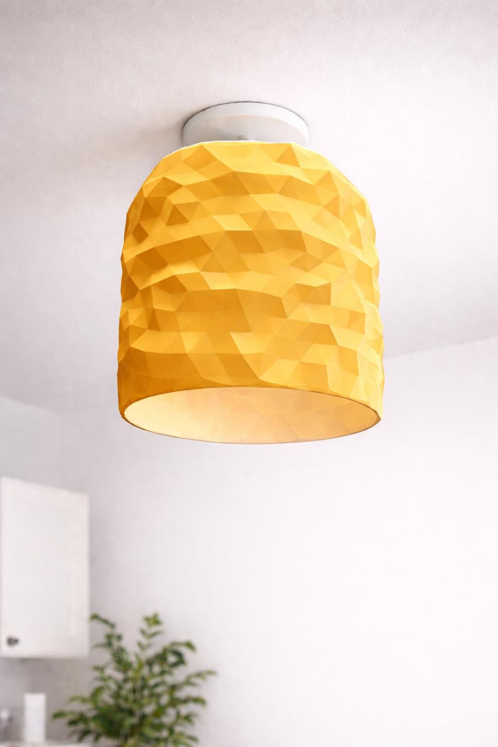 Geometric Lampshade | Modern Pendant Light Shade | Minimalist Ceiling Decor