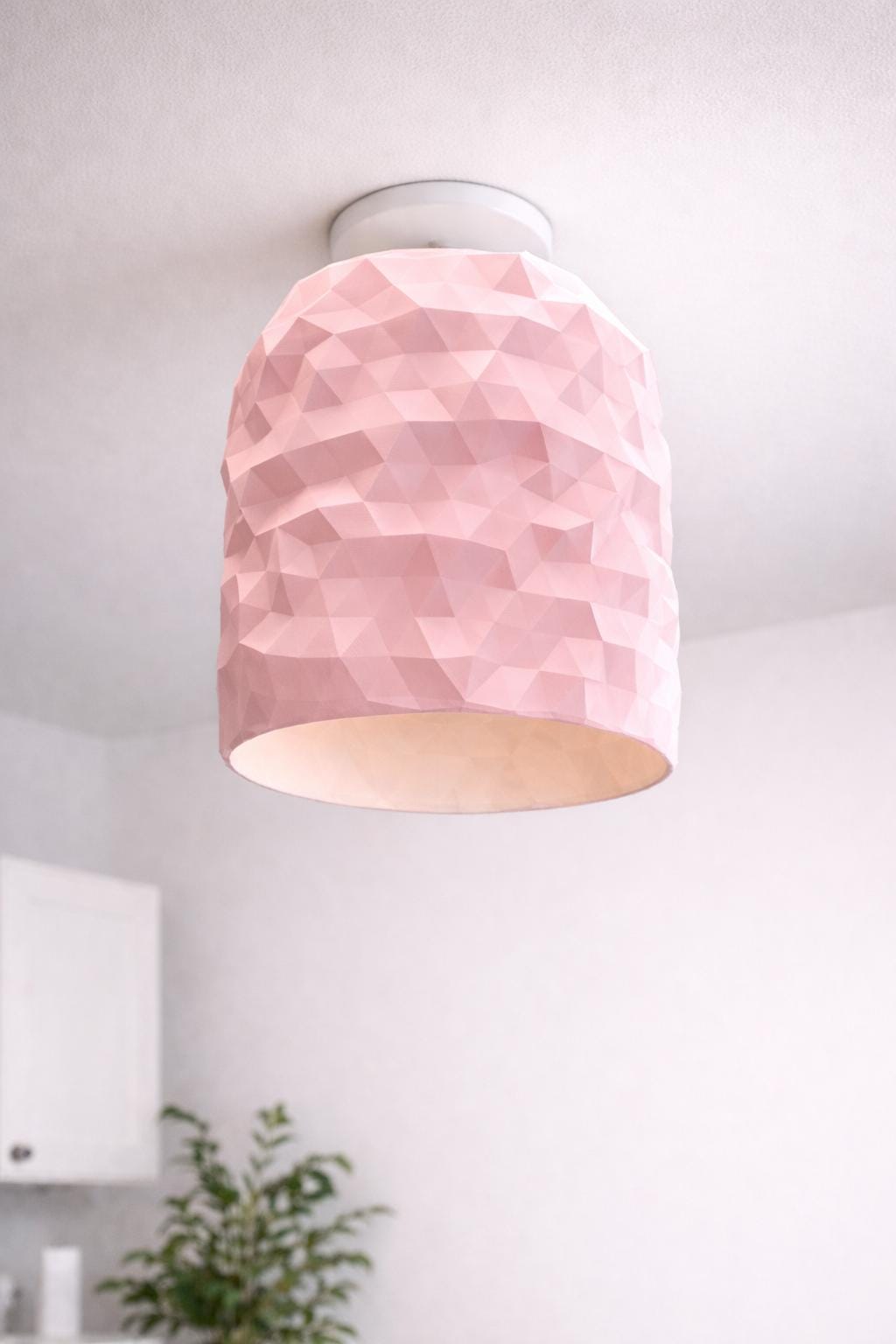 Geometric Lampshade | Modern Pendant Light Shade | Minimalist Ceiling Decor