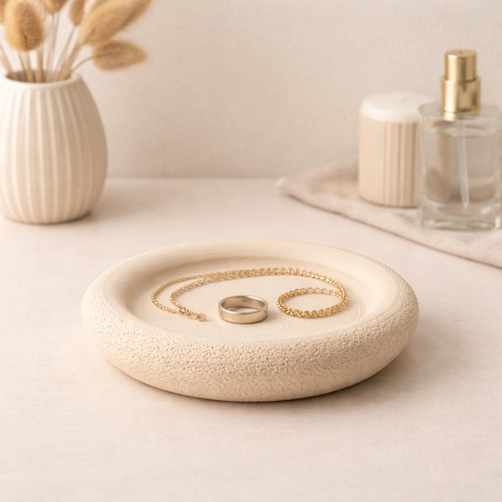 Jewellery Tray | Minimalist Ring Dish | Vanity Catchall Tray | Aesthetic Trinket Dish | Modern Home Decor