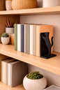 Cat Bookend | Minimalist Book Holder | Modern Shelf Decor | Desk Book Support