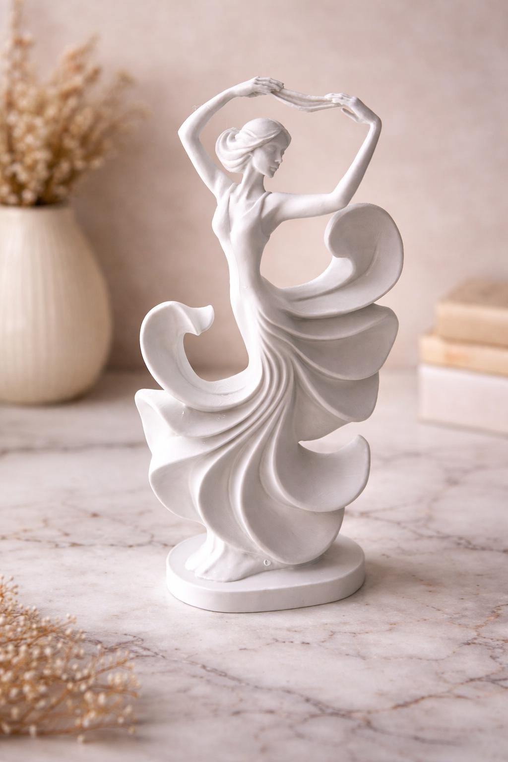Elegant Dancer Figurine | Classical Mythology Decor | Home Ornament | Housewarming Gift