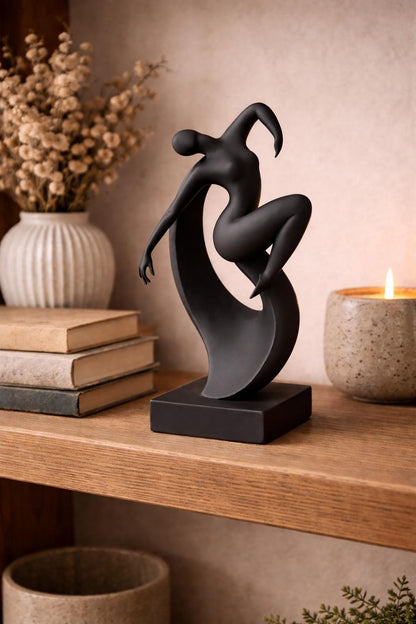 Abstract Woman Sculpture | Minimalist Female Figurine Decor | Modern and Elegant Home Decor