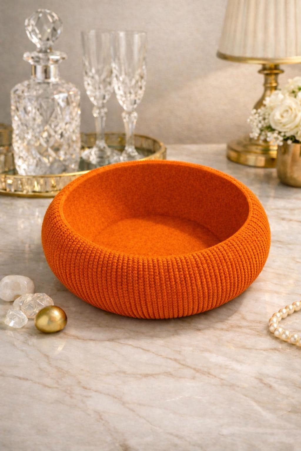 Textured Bowl | Modern Decorative Catchall Bowl | Minimalist Home Decor | Elegant Trinket Dish