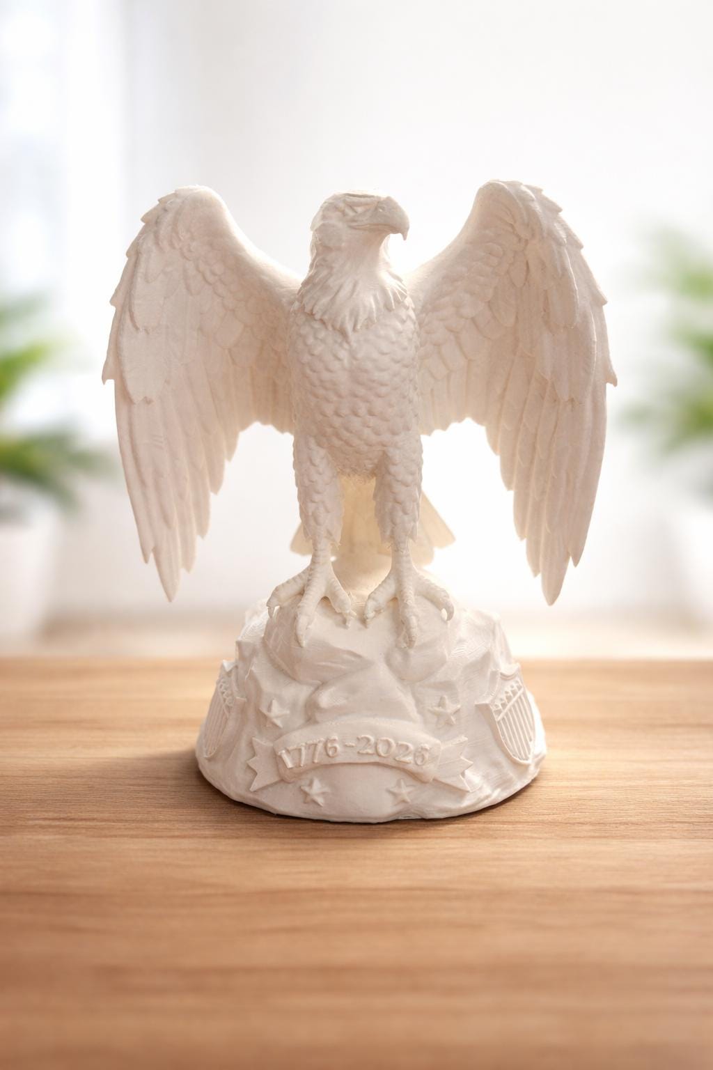 Eagle Statue | 4th of July Decor | American Ornament | USA Independence Day Shelf Decor | 1776 Eagle Figurine