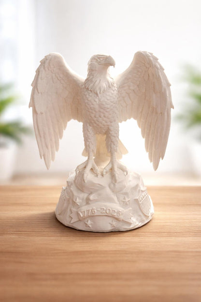 Eagle Statue | 4th of July Decor | American Ornament | USA Independence Day Shelf Decor | 1776 Eagle Figurine