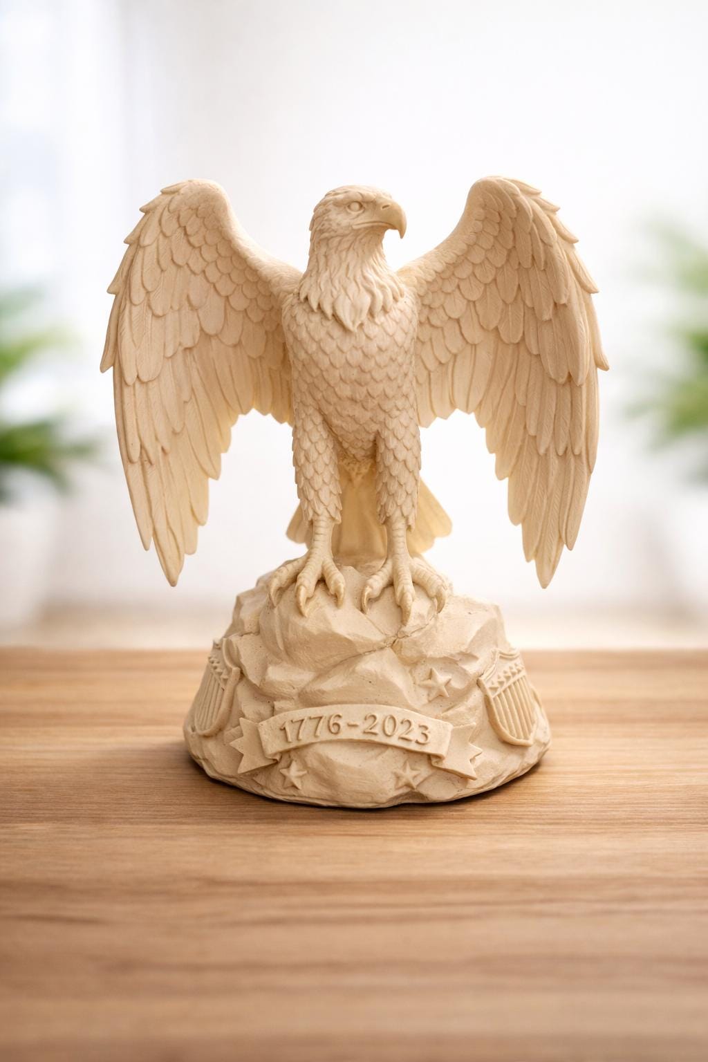 Eagle Statue | 4th of July Decor | American Ornament | USA Independence Day Shelf Decor | 1776 Eagle Figurine