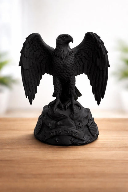 Eagle Statue | 4th of July Decor | American Ornament | USA Independence Day Shelf Decor | 1776 Eagle Figurine