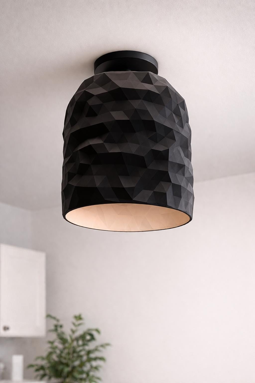 Geometric Lampshade | Modern Pendant Light Shade | Minimalist Ceiling Decor