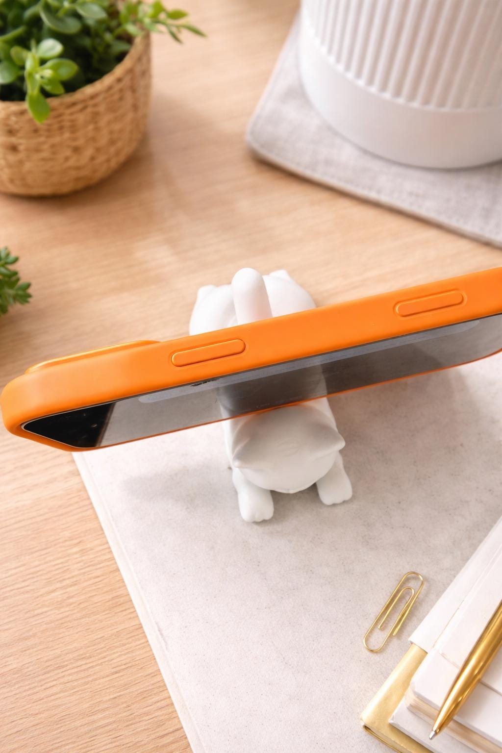 Cat Phone Stand | Desk Phone Holder | Gamer Room Decor | Kids Room and Pet Lover Gift