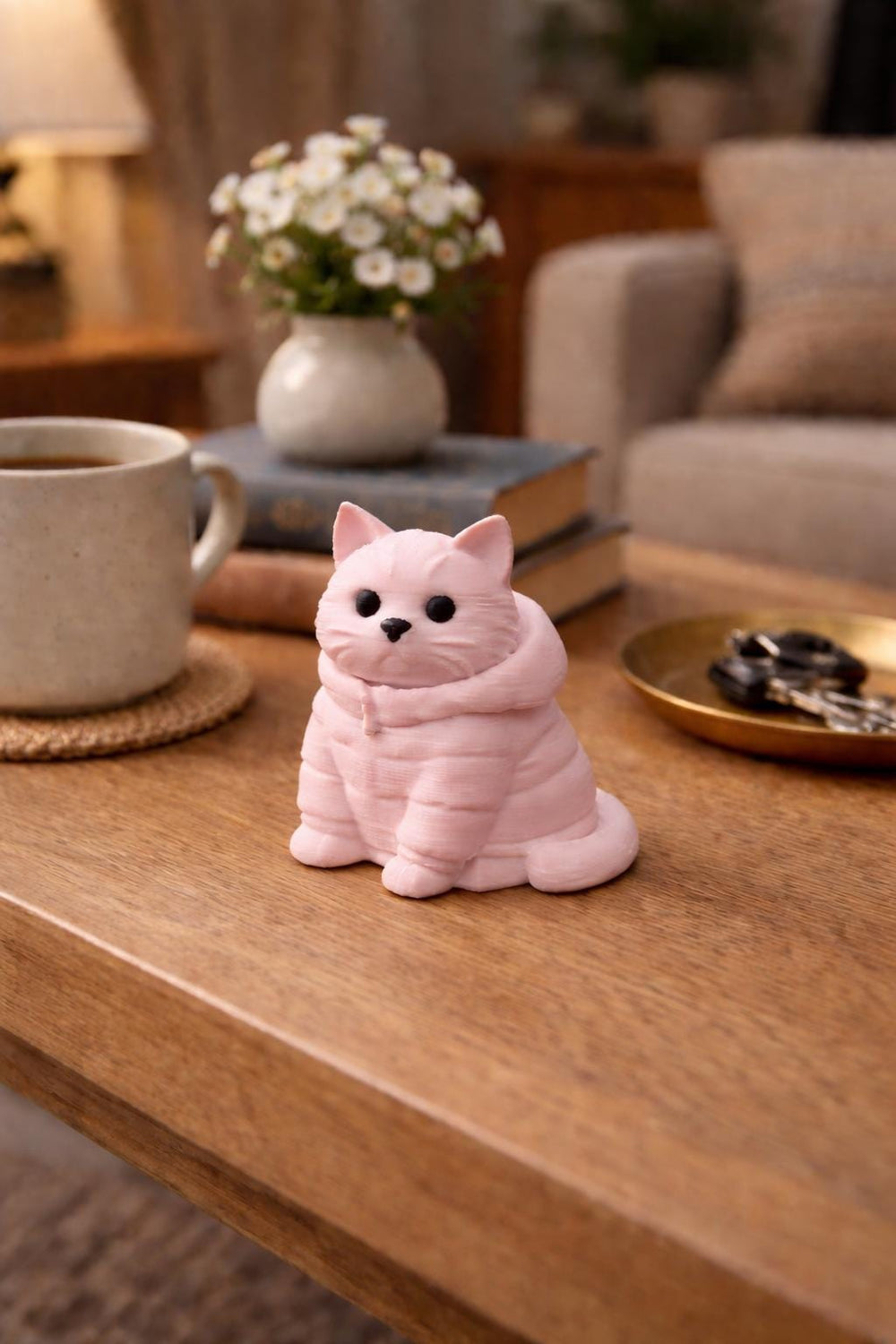 Cat Decor for Cat Lovers - Home Office Buddy Gift