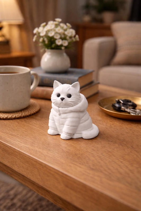 Cat Decor for Cat Lovers - Home Office Buddy Gift